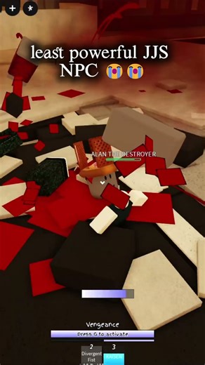 NPCs on JJS are overpowered... #jjs #roblox #jujutsukaisen