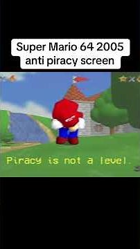 SUPER MARIO 64 | ANTI PIRACY SCREEN (REAL) 🔥