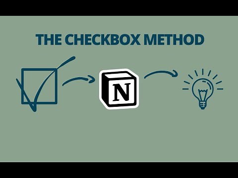 Create beautiful Statistics in Notion using the Checkbox Method