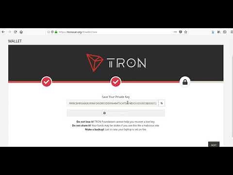 Tron (TRX) - 3 Minute Wallet Setup - TronScan Web Wallet