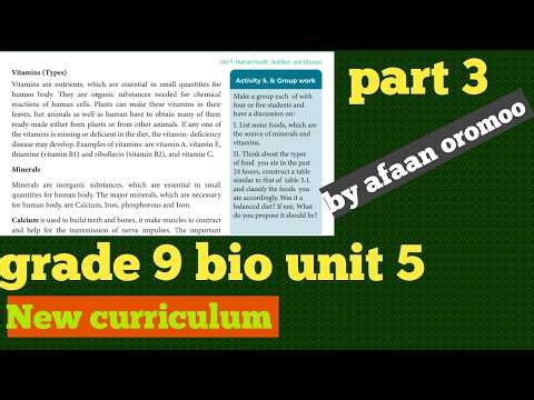 New Grade9 bio unit5 part3 by afaan oromoo