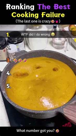 Ranking The Best Cooking Failure#Top5 #Shorts #Fail #Comedy #fyp