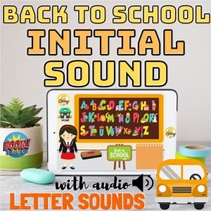 Back to School Initial Sounds (with audio) | Letter Sounds