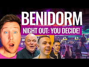 CRAZY scenes on the BENIDORM strip! WILD BAR CRAWL chosen by My subscribers