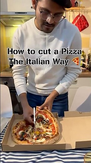 POV: You've been cutting pizza wrong your whole life! (The Italian Way)