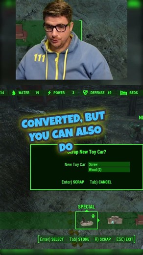 this junk scrapping trick will change your game #fallout4survival #fallout4