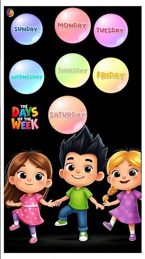 Days of the week fun song #kidslearning #kidssongs