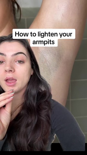 How to lighten underarms | get rid of dark underarms! This is everything you need to know to lighten underarm discoloration. There are many reasons why you have dark underarms from - the food that you eat - how you shave - and the products you ate using on your skin #darkunderarms #lightenunderarm #darkarmpits