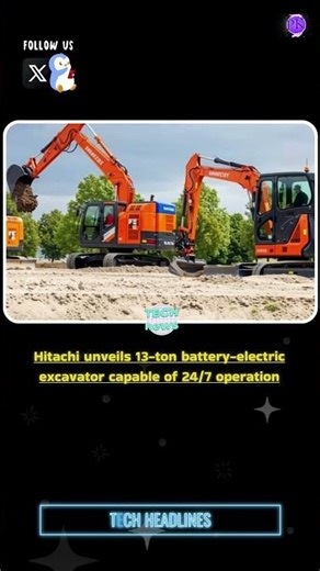 Hitachi has just taken a giant leap in construction technology #explore