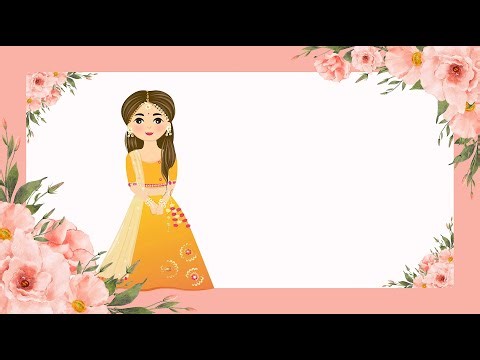 Wedding invitation video blank template free download | wedding invitation video template