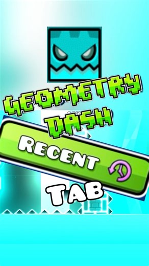 Recent Tab CUBE CHALLENGE In Geometry Dash! 😎 #geometrydash #gd #cubechallenge #gameplay #recenttab