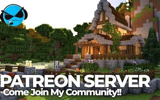 【建筑】造一个属于自己的房子（Patreon 服务器开始）by BlueNerd Minecraft