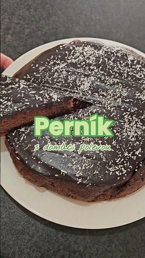 Perník s domácí polevou 🍫🍫 #gingerbread #chocolate #sweet #weekend #recipe