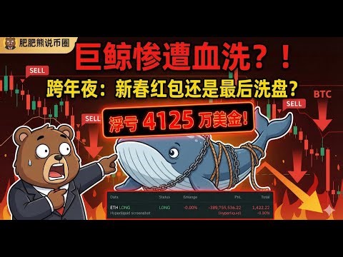 ETH 赔掉 4100 万美金！Hyperliquid 巨鲸被死死套牢，跨年行情还有救吗？2025年 12月29日