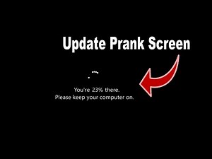Windows 11 Fake Update Screen for 10 Hours in 4K