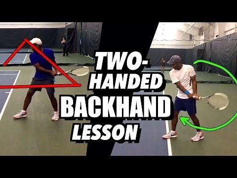 Tennis Lesson: Two Handed Backhand Technique - Drills and Tips