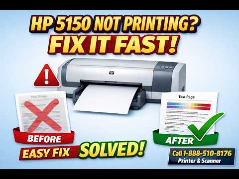HP DeskJet 5150 Not Printing? Easy Fix Guide (Step-by-Step Solution)