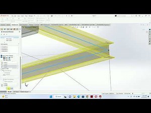 How to create structure frame in solidworks