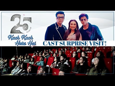 Cast surprise visit | 25 Years Of Kuch Kuch Hota Hai | Shahrukh Khan | Rani Mukerji | Karan Johar
