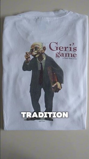 ‘97 Geri’s Game Tee ♟️ #pixarshorts #pixar #vintage