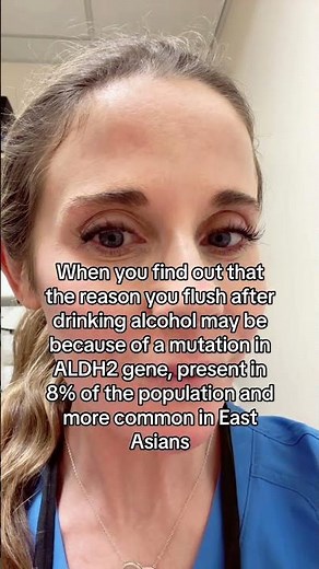 Why do you flush after drinking alcohol?