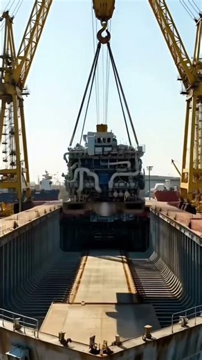 World’s Biggest Ship Engine – Power Explained ⚡ #facts #shorts