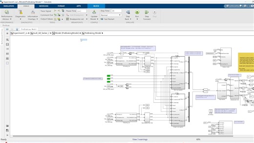 prescan-simulink联合仿真基于TTC的AEB官方模型解读