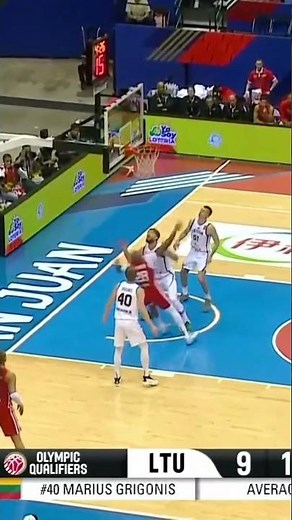 🇱🇹 Sabonis and Romero 🇵🇷 going at it 🍿 #FIBAOQT