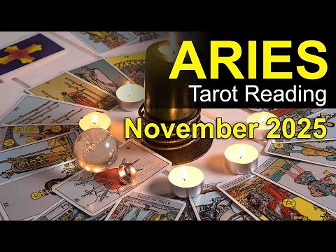 ARIES "IT'S ALL HAPPENING FOR YOU ARIES!" Aries November 2025 Tarot Reading