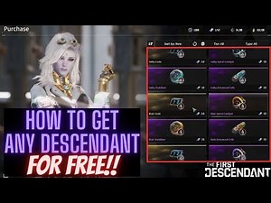 The First Descendant ~HOW TO GET ANY DESCENDANT SUPER EASY IN THE BETA, NO FARMING!~