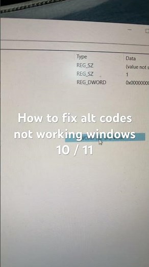 How to fix alt codes not working windows 10 / 11 - solve alt codes not working