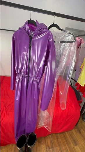 Ready for some PVC layering @PVC U Like 💜 #ootd #fashion #pvc #raincoat #wellies