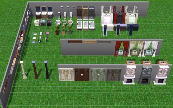 模拟人生3 物品包-主卧室组合（Master Suite Stuff）内容展示