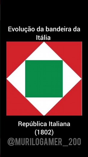 Evolution of the Italian flag #paises #italy #italia #country #evolução #evolution