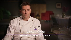 Not only does When Calls the Heart's Kavan Smith star in 'Love on the Menu" — he wrote it, too! Take a bite of this Hallmark original on February 23! | Hallmark Channel