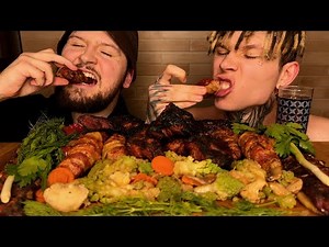 Mukbang Grilled Meat ASMR 🥩