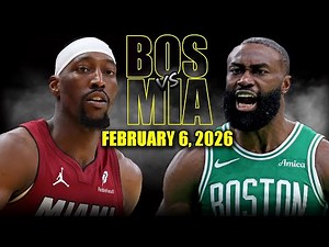 Boston Celtics vs Miami Heat Full Game Highlights – February 6, 2026 | NBA Season