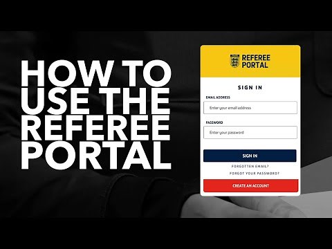 FA Referee Portal - Step-by-Step Explanation
