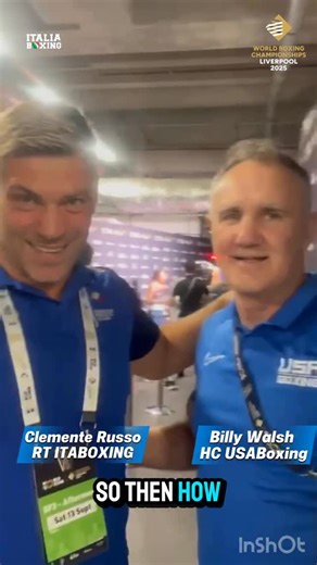 🥊 🏆 World 🌍 Boxing Championships - Liverpool 🏴󠁧󠁢󠁥󠁮󠁧󠁿 2025 🥊 Boxing is respect 🇮🇹🤝🇺🇸 🎙️ Dual Interview Clemente Russo RT Itaboxing 🇮🇹and Billy Walsh Head Coach USABoxing 🇺🇸 After Semifinal 54 Kg Sirine Charaabi 🇮🇹vs Yoseline Perez 🇺🇸 #Itaboxing #Boxing #Boxer #Pugilato #boxeo #liverpool | Federazione Pugilistica Italiana