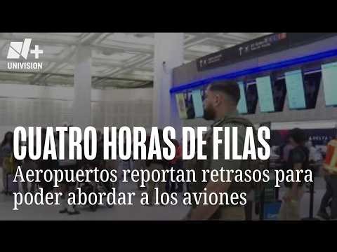 Filas de la TSA superan las cuatro horas en el Aeropuerto Intercontinental George Bush