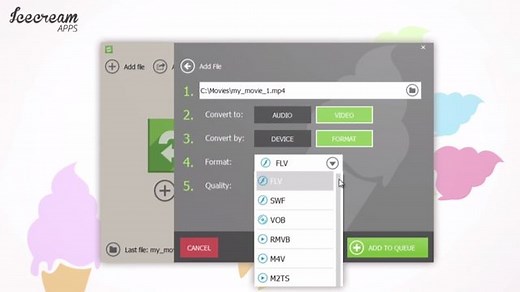 Icecream Media Converter - Kostenloser Audio-/ Video-Konverter