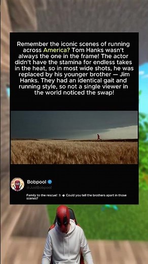 Tom Hanks Had A Secret Double! 🏃‍♂️ | Forrest Gump Fact