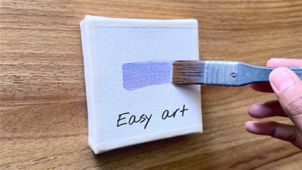 Snowfall in moonlit night acrylic painting full tutorial 🌨️🌙 | Vinee Painting