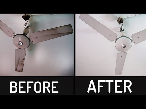 How to Clean Ceiling Fan | Remove Dirt From Ceiling fan