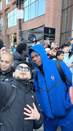 The incredible welcome the French national team received in the United States! 🤩