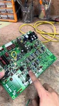 Repairing a Japanese MIG welding machine with a faulty circuit board, blown fuse, or motor not ru...