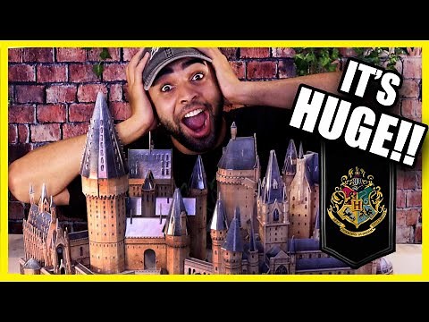 HARRY POTTER | Hogwarts 3D Puzzle Castle Full Build and Review