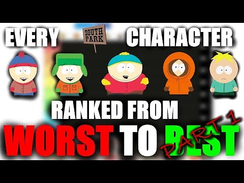 Ranking EVERY South Park Character From WORST To BEST Part 1 (80-41)
