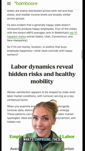 BambooHR on Instagram: "Does this data surprise you? #BambooHR #Data #Report #Happy #Employer"