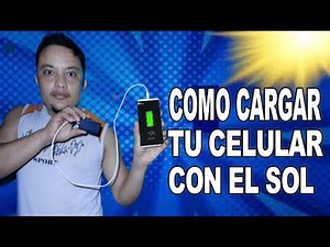 Como hacer un cargador⚡ SO️LAR ☀️ para CELULAR